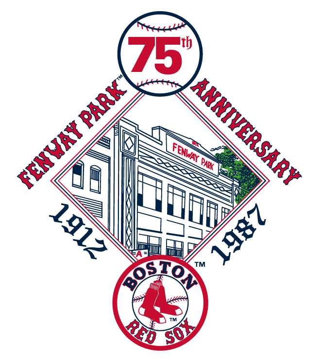 Boston Red Sox 1987 Stadium Logo iron on paper